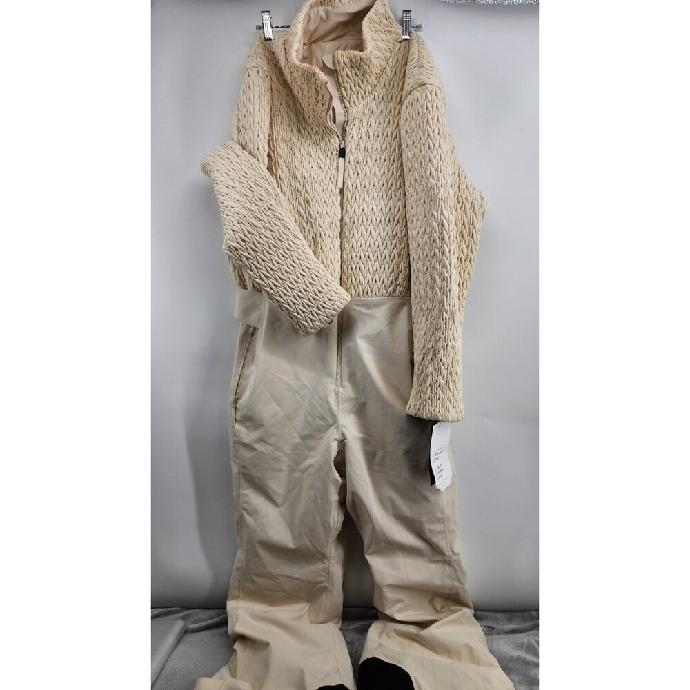 H&M Women's XL Cream Ski Thermomove Jumpsuit NWT‎